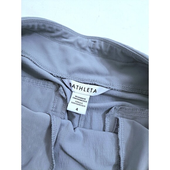 Athleta Pants Womens 4 Gray Trekkie Relaxed North Jogger Mid Rise Gorpcore Cargo - Picture 4 of 11